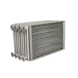 Efficient finned tube heat exchanger